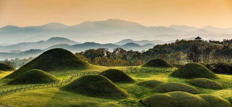 경남 창녕군 교동, 송학동고분군. [사진제공=경남도청]