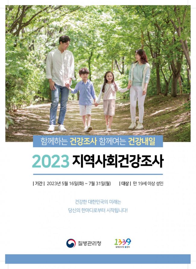 2023년 지역사회 건강조사 포스터[사진제공=영광군]