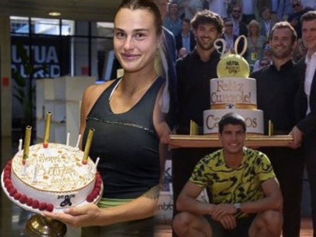 "女선수 케이크는 왜 작아" 마드리드 오픈 성차별 논란