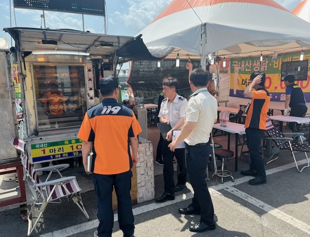 고흥 녹동바다불꽃축 사전점검 나서