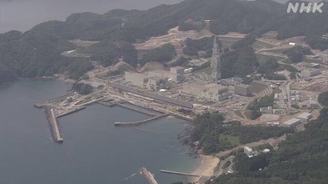 오나가와 원자력발전소의 전경.(사진출처=NHK)