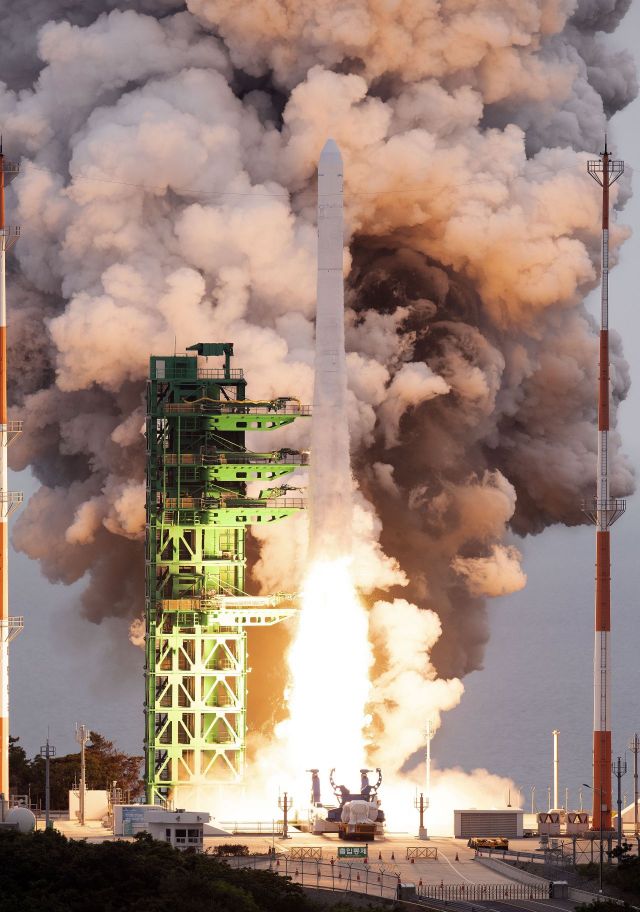 우리나라가 독자 개발한 한국형 우주 발사체 누리호가 지난해 5월 25일 3차 발사하는 모습. 사진은 기사내용과 무관.
