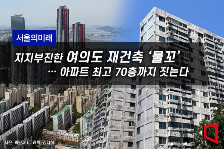 [서울의미래]지지부진한 여의도 재건축 ‘물꼬’…아파트 최고 70층까지 짓는다