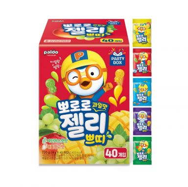 팔도 '뽀로로 과일맛젤리 쁘띠', 출시 2달만에 60만개 판매