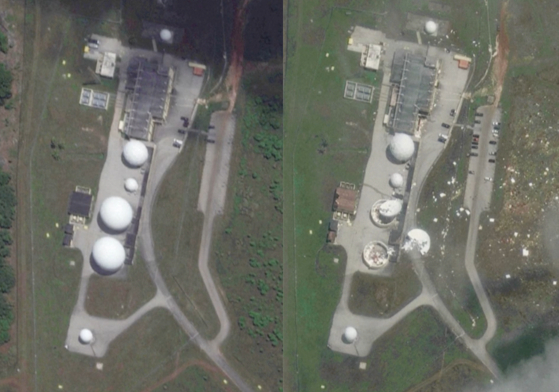 26일(현지시간) 미국 상업위성업체 맥사(MAXAR)가 공개한 미국령 괌 데데도 지역에 위치한 미 항공우주국(NASA·나사) 원격지상터미널의 위성사진. 사진=AP연합뉴스