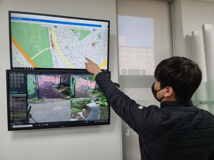 동주민센터 CCTV영상관제시스템 시연