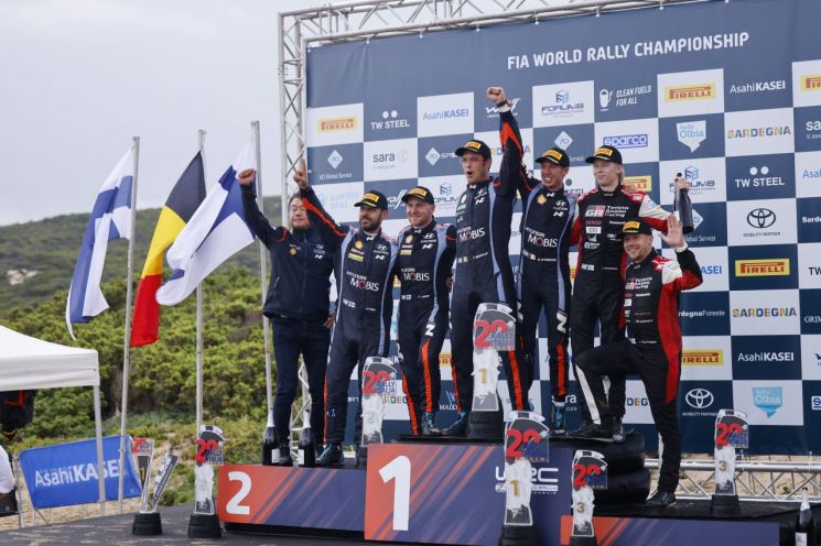 현대차 월드랠리팀, WRC 이탈리아 랠리서 첫 우승