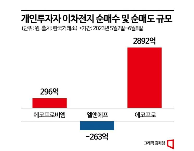 이차전지 엇갈린 투심…비쌀 때 파는 개미vs줍줍 나선 기관