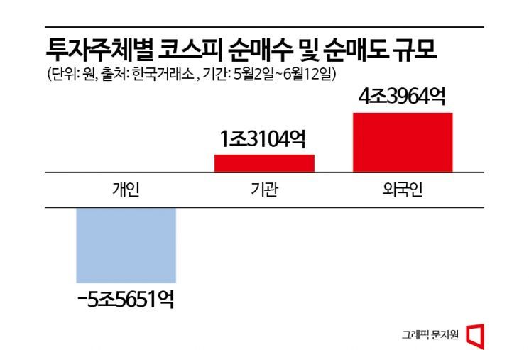하반기 강세장 예상하는 기관 vs 증시 하락에 베팅하는 개미