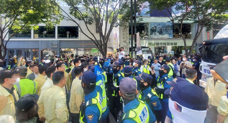 "집회 자유"vs"불법 점거" 대구퀴어축제 끝났지만 여진