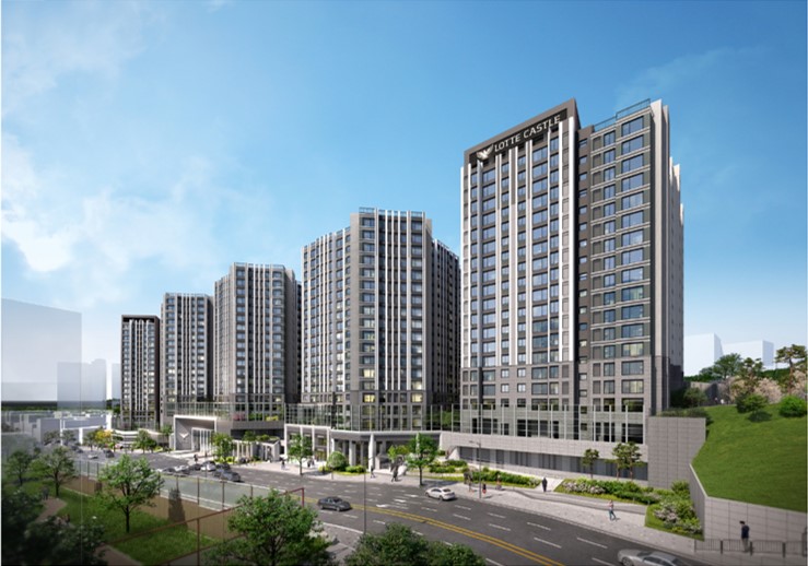 [Cheongnyangni Lotte Castle High Luce Perspective View]