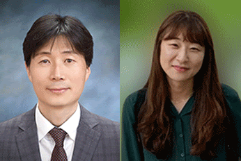 사진 왼쪽부터 주창호 시인, 박은혜 수필가 [사진제공=한국문학세상]