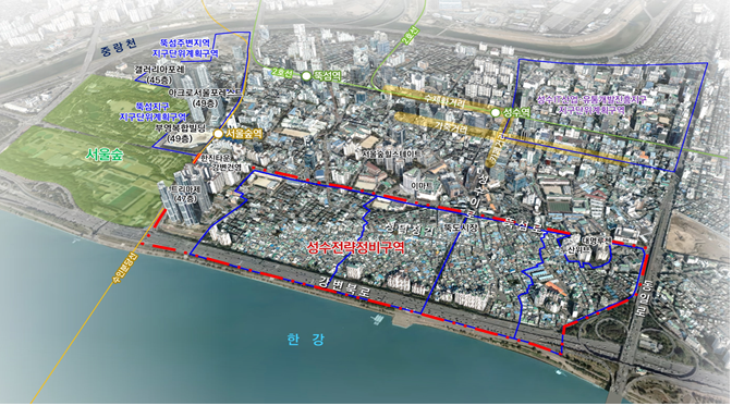서울 성수전략정비구역 재개발 정비계획안 개요[사진제공=서울시]
