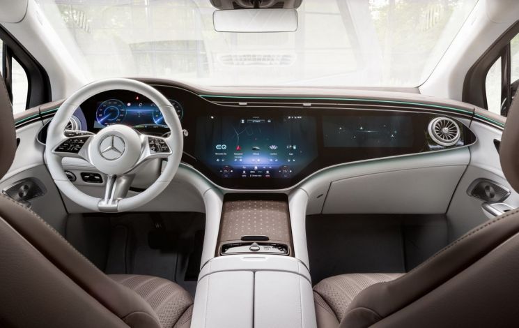 Mercedes-EQ. EQE SUV 인테리어