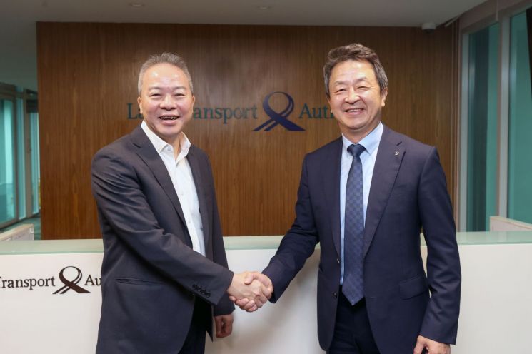 응 랑 싱가포르 LTA 청장과 대우건설 백정완 사장