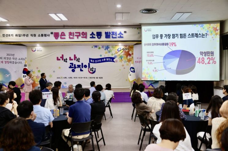 김경호 광진구청장 직원들과 진정성 있는 소통 이어가다