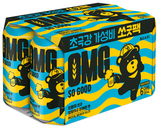 오비맥주, 한정판 가성비 패키지 '오엠쥐 쏘굿' 출시