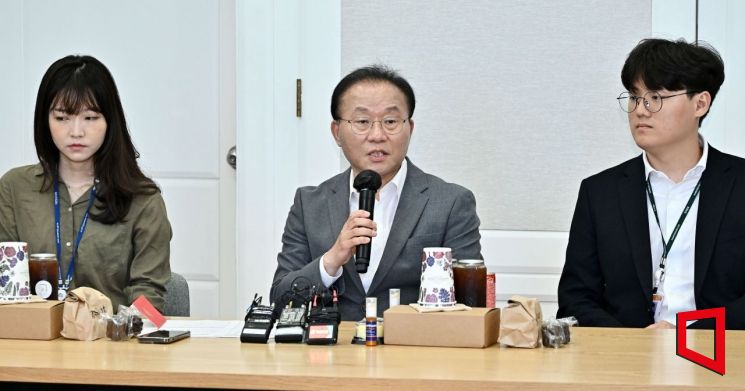 윤재옥 국민의힘 원내대표가 12일 국회에서 열린 출입기자단과 함께하는 '브라운 백 미팅'에서 발언하고 있다. 사진=김현민 기자 kimhyun81@