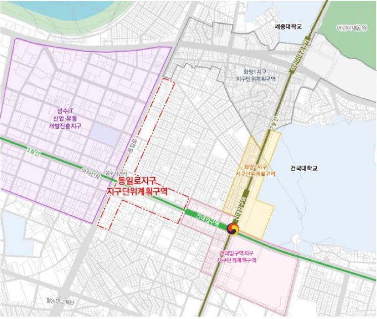 Expansion of 30,000㎡ Commercial Area at North End of Yeongdong Bridge (Dongil-ro), Gwangjin-gu