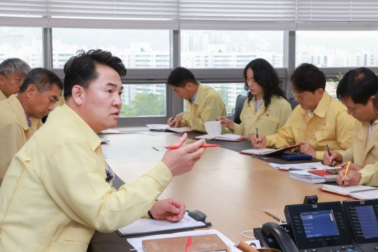 오언석 도봉구청장, 풍수해 긴급 화상회의 주재
