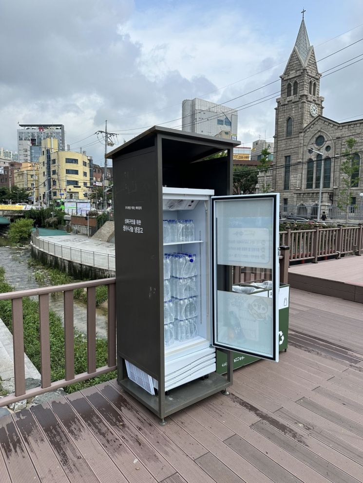 성북구, 생수 냉장고 설치 폭염 고통 해소 