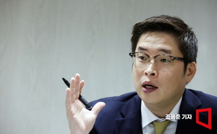 서욱 대웅제약 마케팅 사업부장이 펙수클루의 마케팅 전략에 대해 말하고 있다. 사진=조용준 기자 jun21@asiae.co.kr