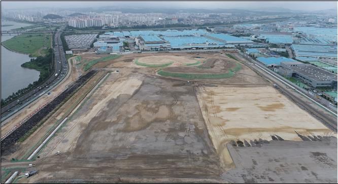 New factory site.