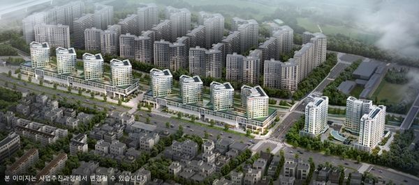 [사진 : '수원 아이파크 시티 10·11·12단지' 조감도 (HDC현대산업개발)]