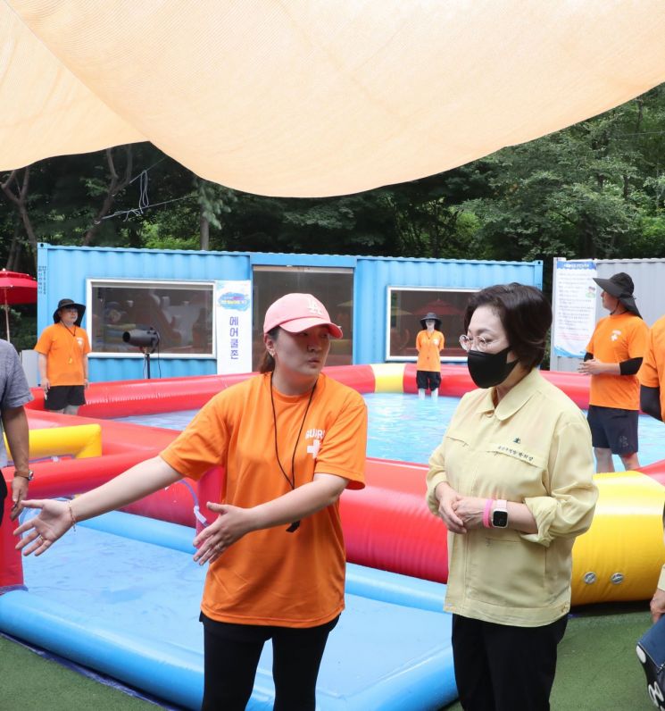 박희영 용산구청장 물놀이장 개장 대비 사전점검 