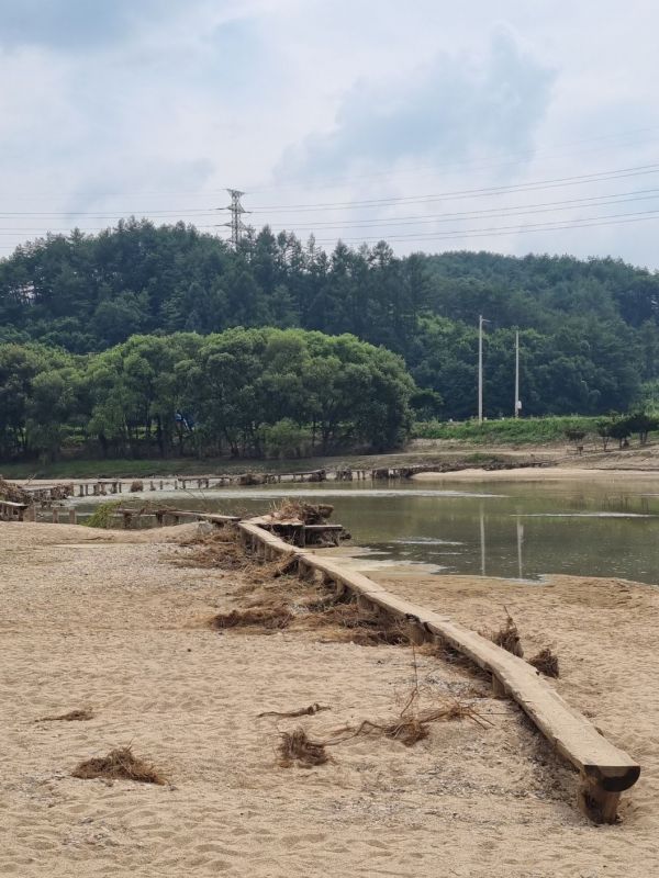 수해로 '휴가철 특수' 못누리는 영주 무섬마을…"복구 언제쯤"