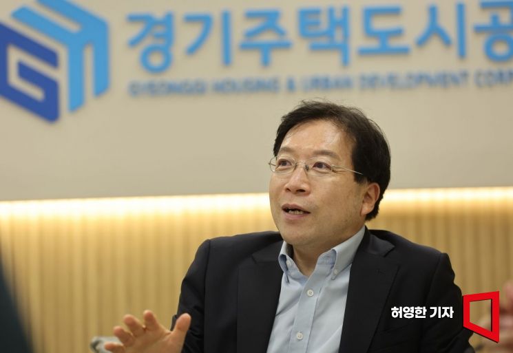 김세용 GH 경기주택도시공사 사장. 사진=허영한 기자 younghan@