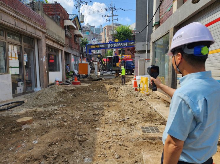 용산구, 혹서기 야외 근로자 온열질환 예방 현장점검