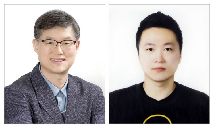 UNIST 백종범 교수(왼쪽), 제1 저자 장부재 연구원.