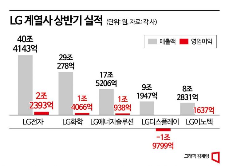 LG 임원 상반기 성적표 보니…전자·엔솔 웃었다