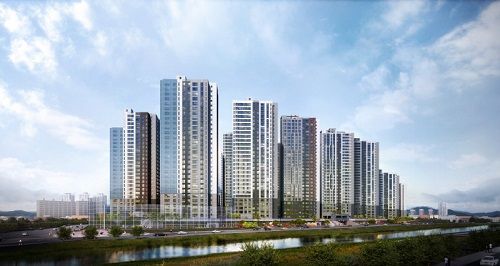 [진위역 서희스타힐스 더파크뷰 투시도]