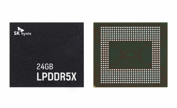 SK Hynix Mass-produces World's Highest Capacity LPDDR5X DRAM...Supplies to Mobile Clients