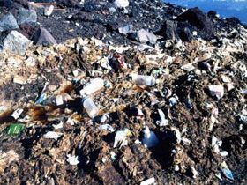 2000년대 초 후지산에 버려진 쓰레기들.(사진출처=일본 환경성)
