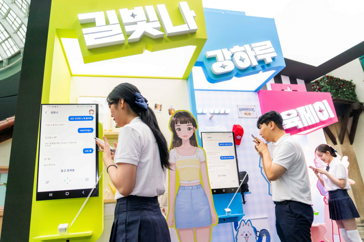 SKT 에이닷 팝업스토어 방문객, 이틀 만에 6000명 돌파