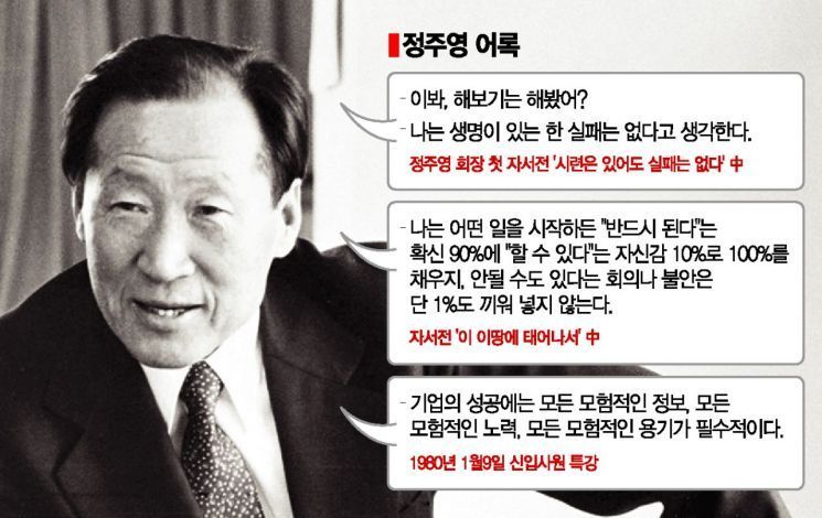 머스크도 "좋아요" 누른 정주영 회장의 감동 실화