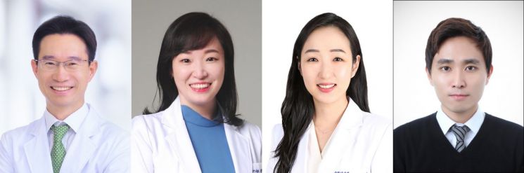 서울대병원 김형관 교수, 서울대병원 강남센터 이희선 교수, 고려대 구로병원 최유정 교수, 서울대 의대 임재현 박사과정. (왼쪽부터). [사진제공=서울대병원]