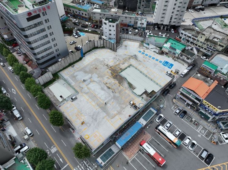 안양역 앞 '원스퀘어' 부지 공영주차장 조성…25일부터 개방