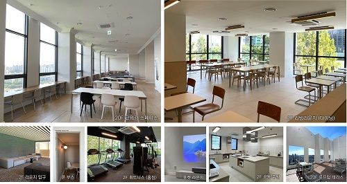 [가산 모비우스 타워 코리빙하우스 커뮤니티 시설 / 피데스개발, 셀립가디]
