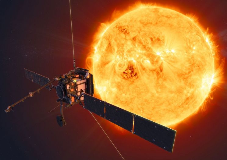 유럽우주청이 발사한 태양 궤도선. 사진 출처=ESA