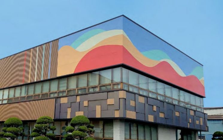 포스코, 문화재 복원 현장에 아트펜스 가림막 지원