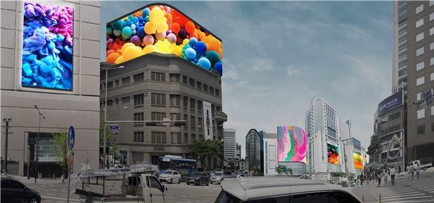 明洞自由标示区预想照片