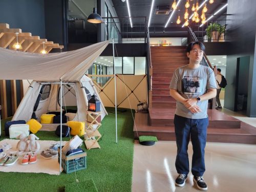 안산스마트스퀘어 입주기업 우주텍의 사무실 모습. 사진=강희종 기자