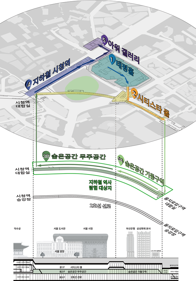 서울광장 지하 1000평 '비밀의 공간' 40년 만에 베일 벗다 