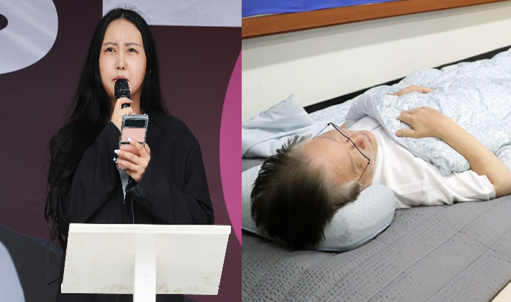 정유라 씨(왼쪽)와 이재명 대표 [이미지출처=연합뉴스]