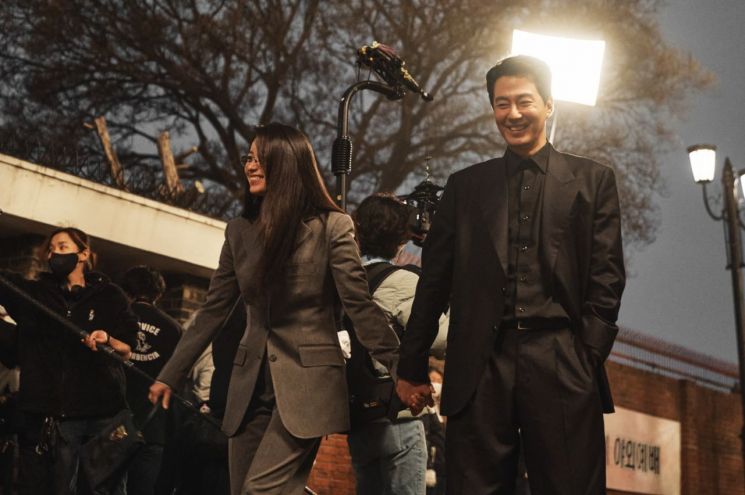 '무빙' 촬영장 모습[사진제공=월트디즈니컴퍼니코리아]