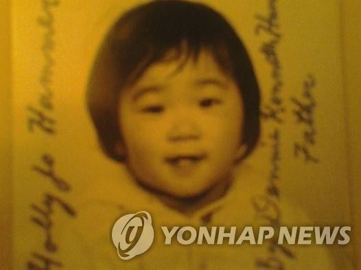 친부모 찾는 미국 입양한인 홀리 올슨(박미순·40) 씨 어린시절 모습. [사진=아동권리보장원 입양인지원센터 제공]